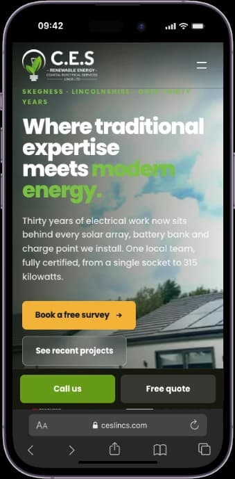 C.E.S Renewable Energy mobile screenshot