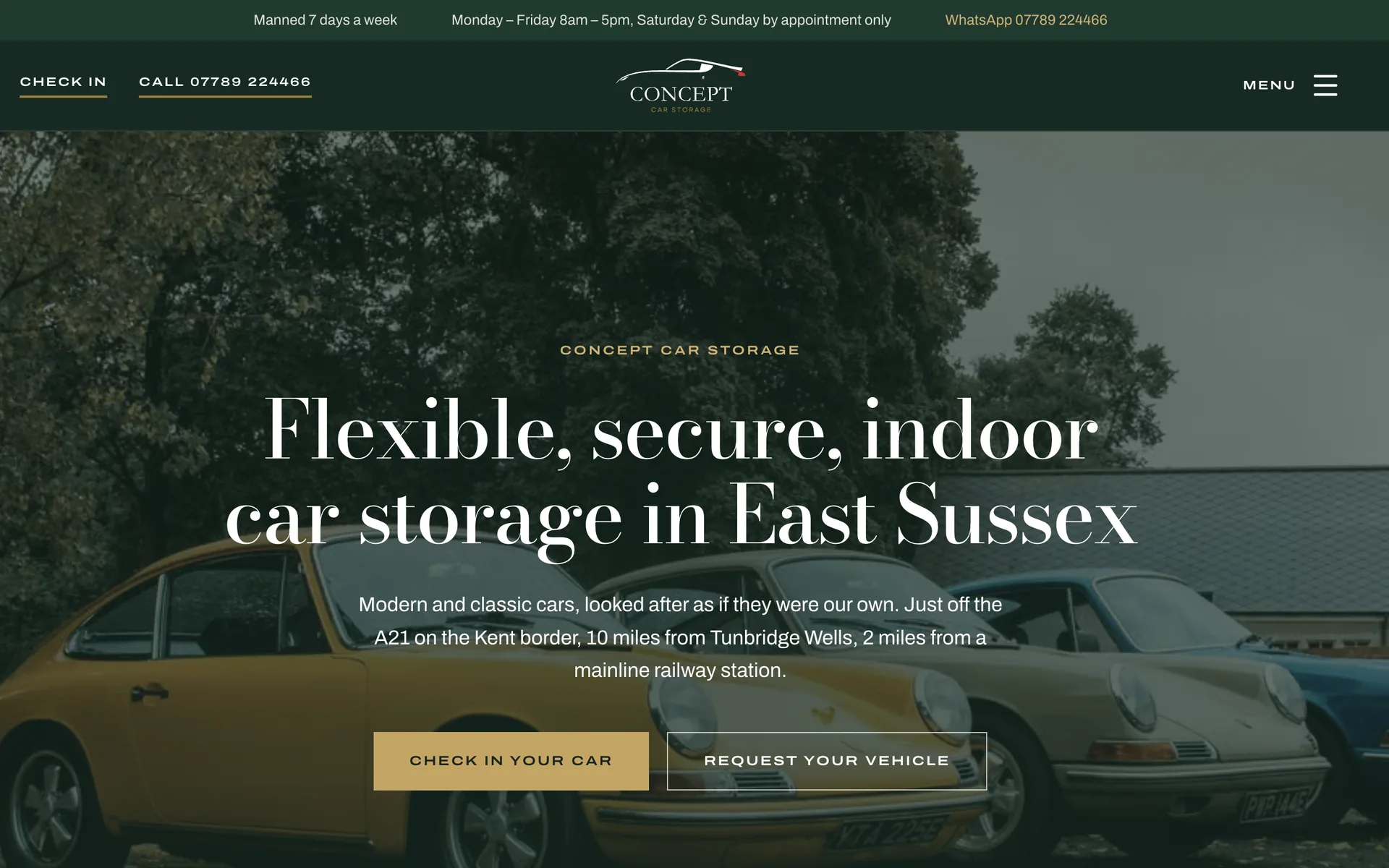 Concept Car Storage desktop screenshot