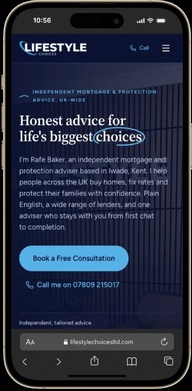 Lifestyle Choices mobile screenshot