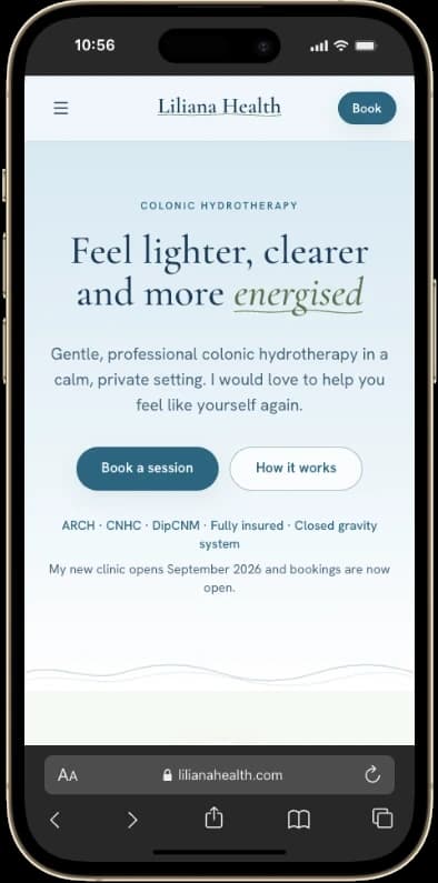 Liliana Health mobile screenshot
