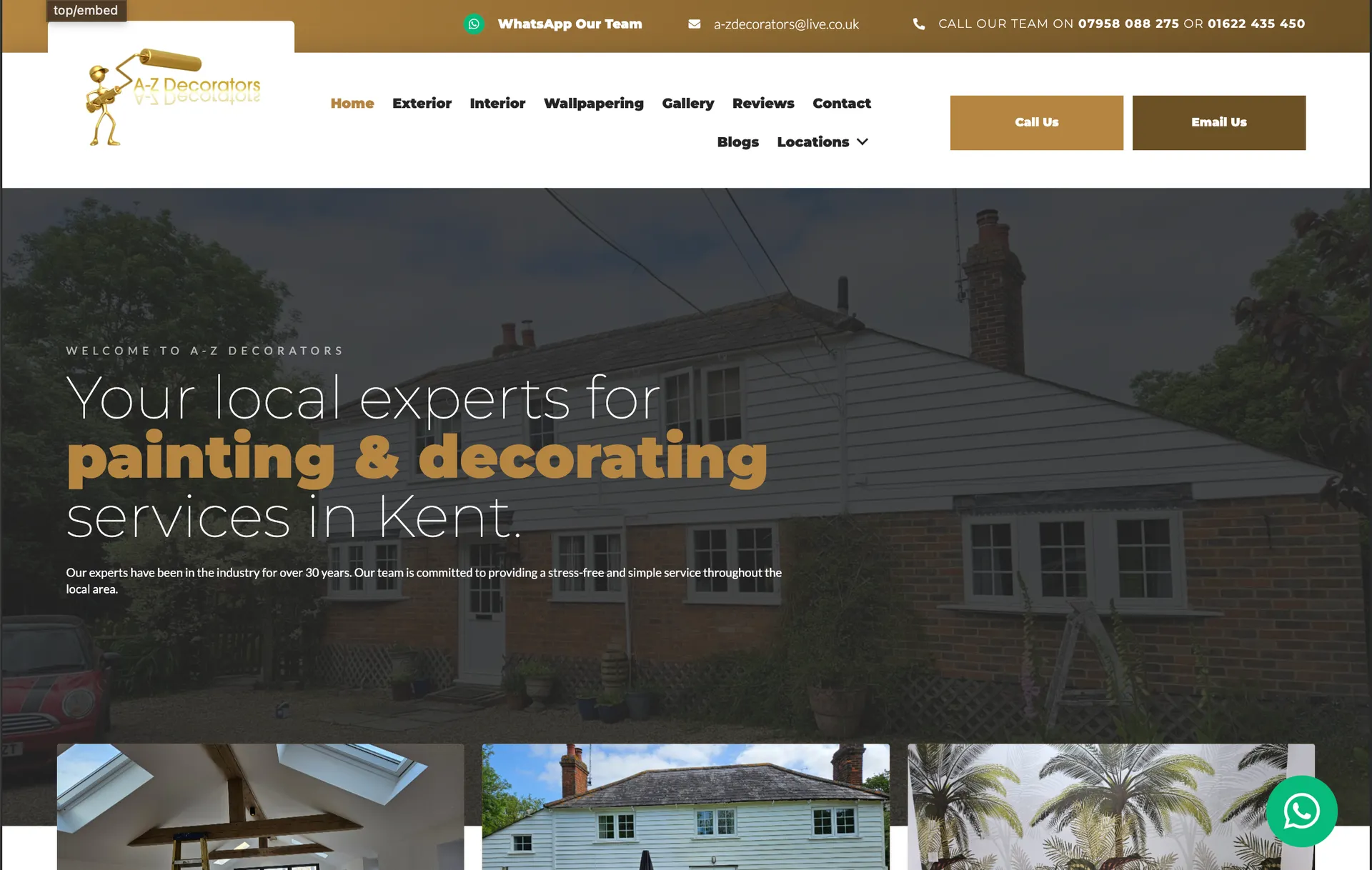 A-Z Decorators desktop screenshot