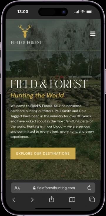 Field Forest Hunting mobile screenshot