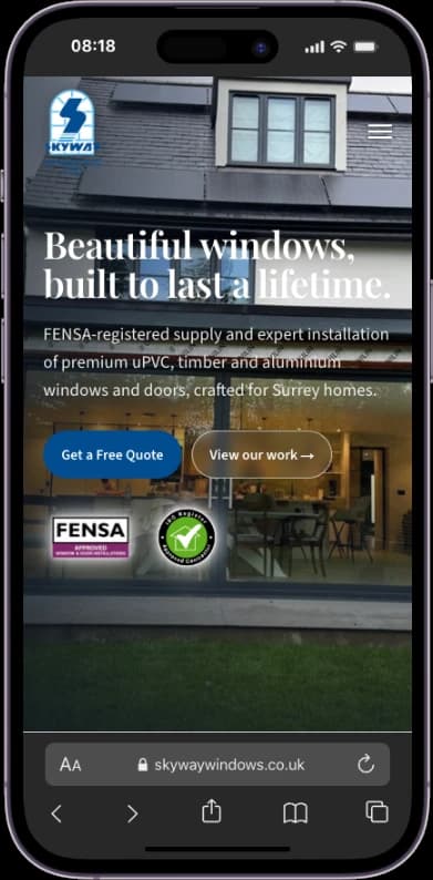 Skyway Windows mobile screenshot