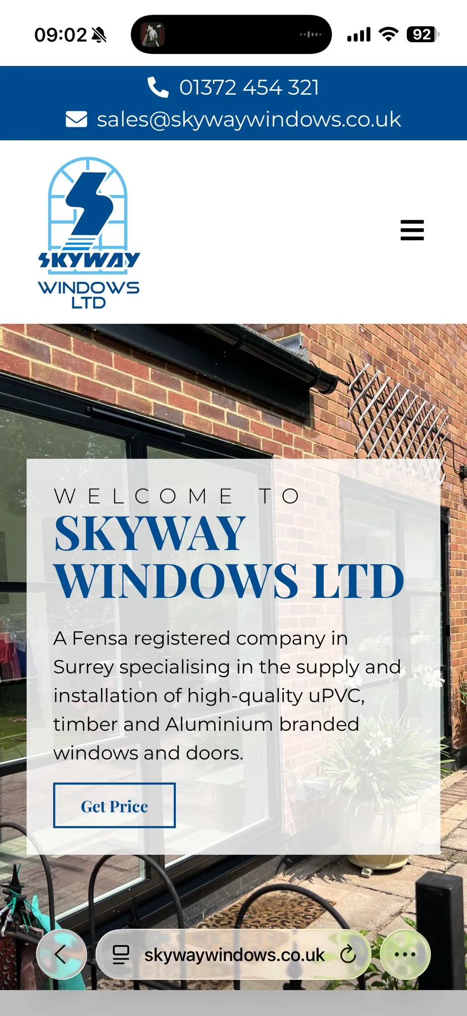 Skyway Windows mobile screenshot